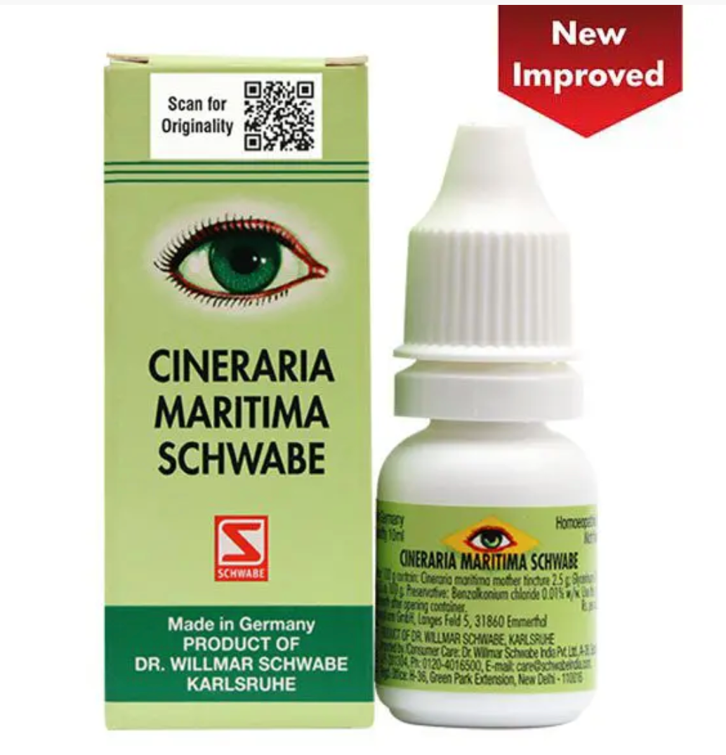 Dr Willmar Schwabe Germany Cineraria Maritima Eye Drop 10 ml